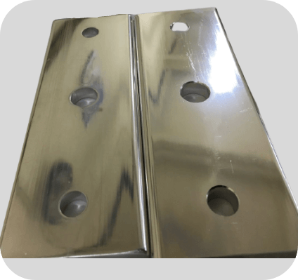 Tin plating white or silvery metal